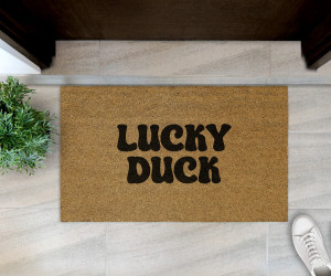 'Lucky Duck' Aussie Slang Doormat 75x45cm